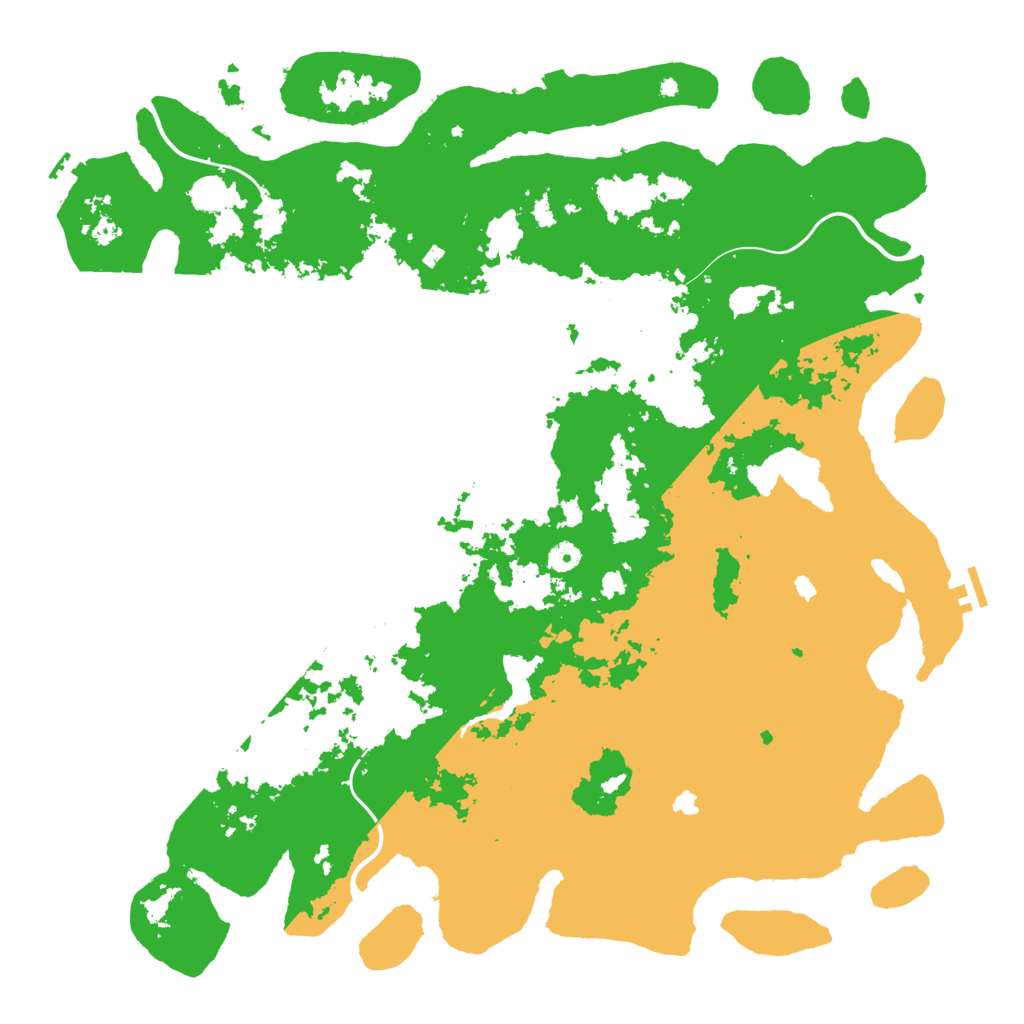 Biome Rust Map: Procedural Map, Size: 5000, Seed: 2024100403