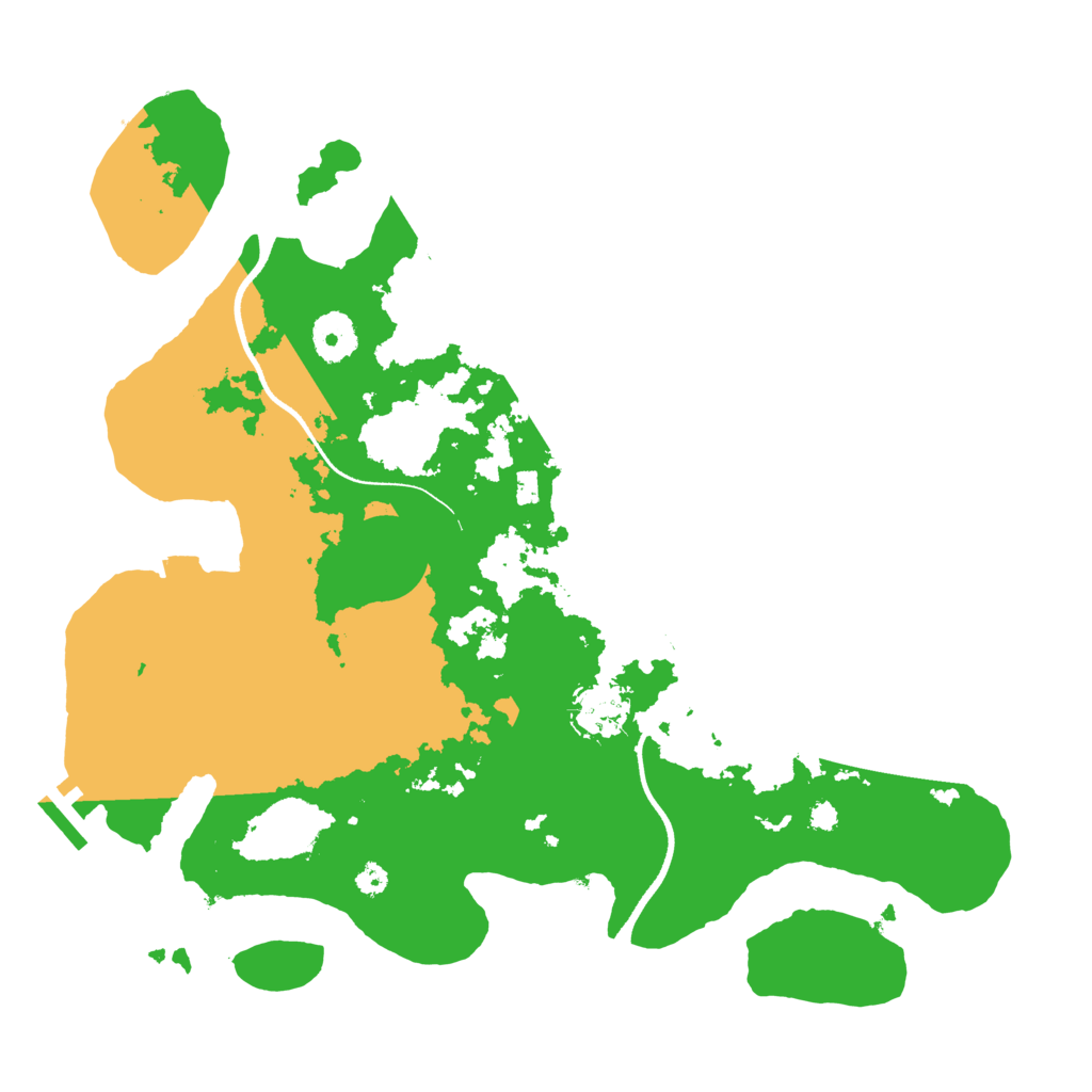 Biome Rust Map: Procedural Map, Size: 3500, Seed: 694206912