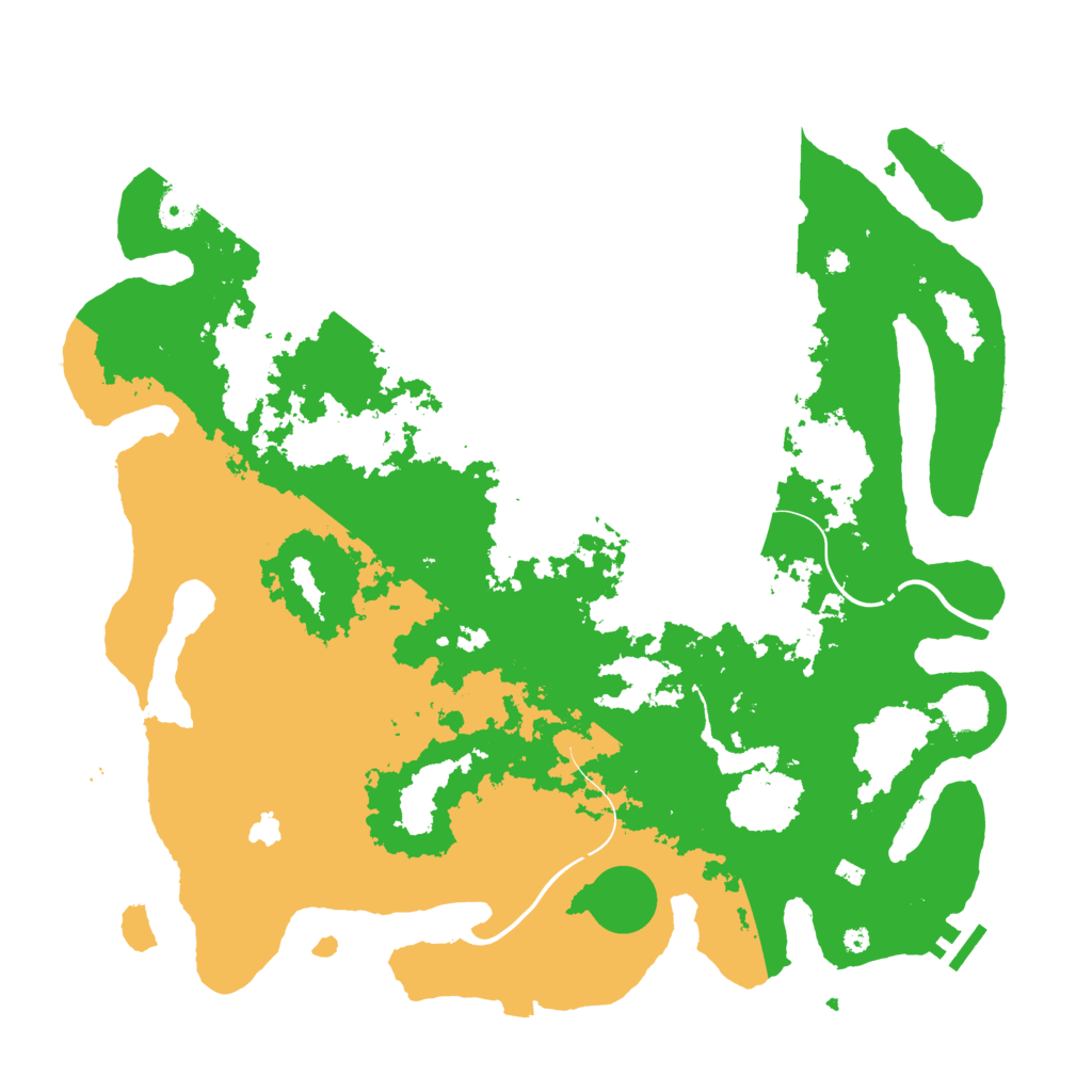 Biome Rust Map: Procedural Map, Size: 4250, Seed: 447951003