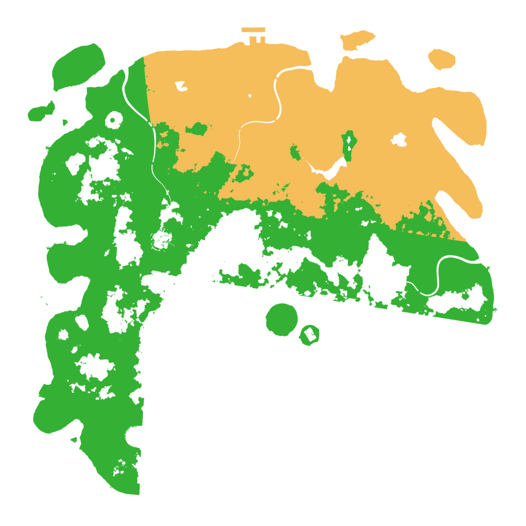 Biome Rust Map: Procedural Map, Size: 4500, Seed: 678868179