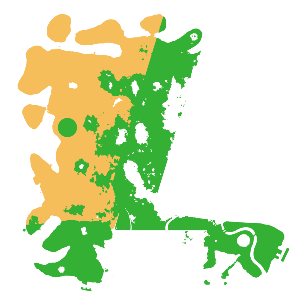 Biome Rust Map: Procedural Map, Size: 4250, Seed: 16512