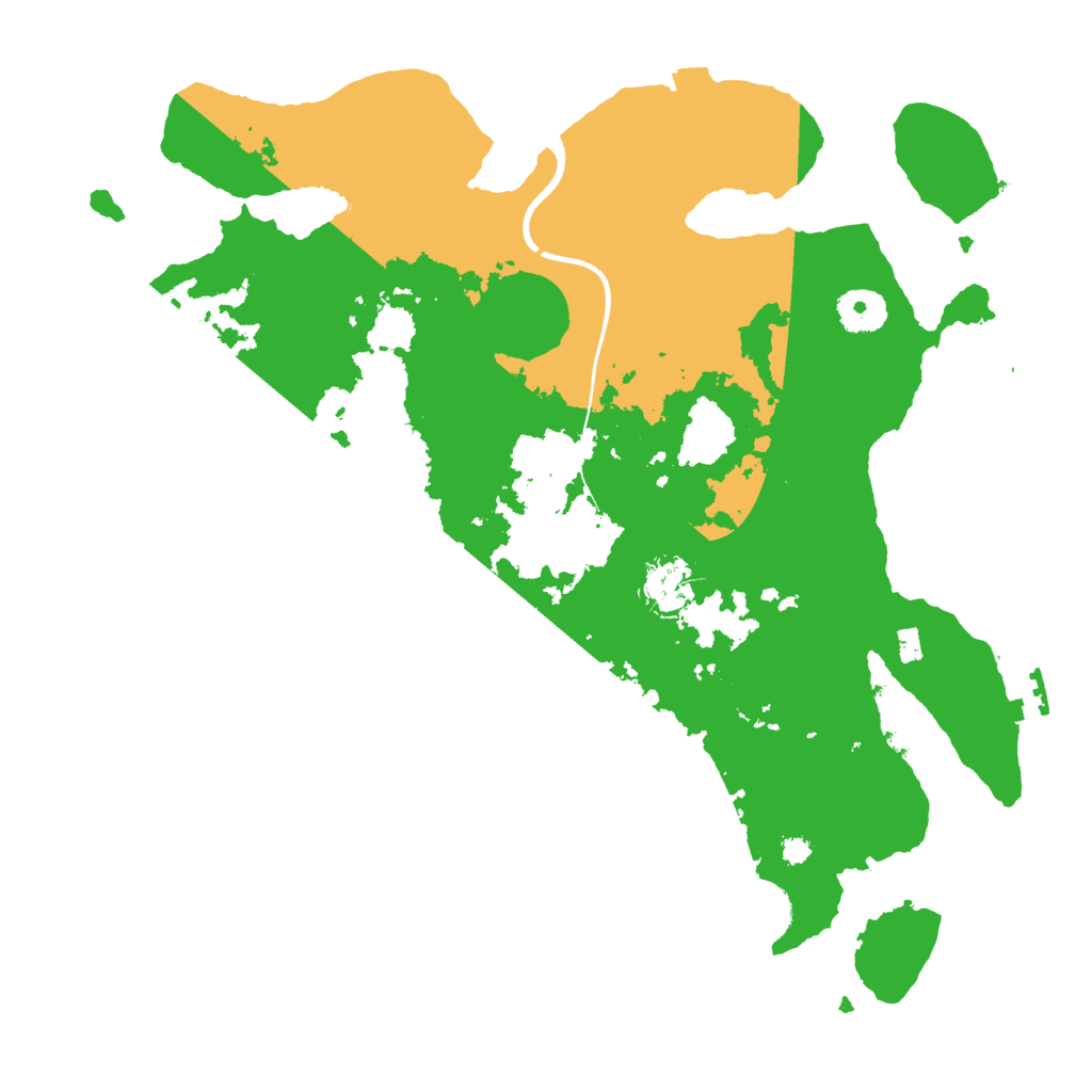 Biome Rust Map: Procedural Map, Size: 3500, Seed: 1281995260