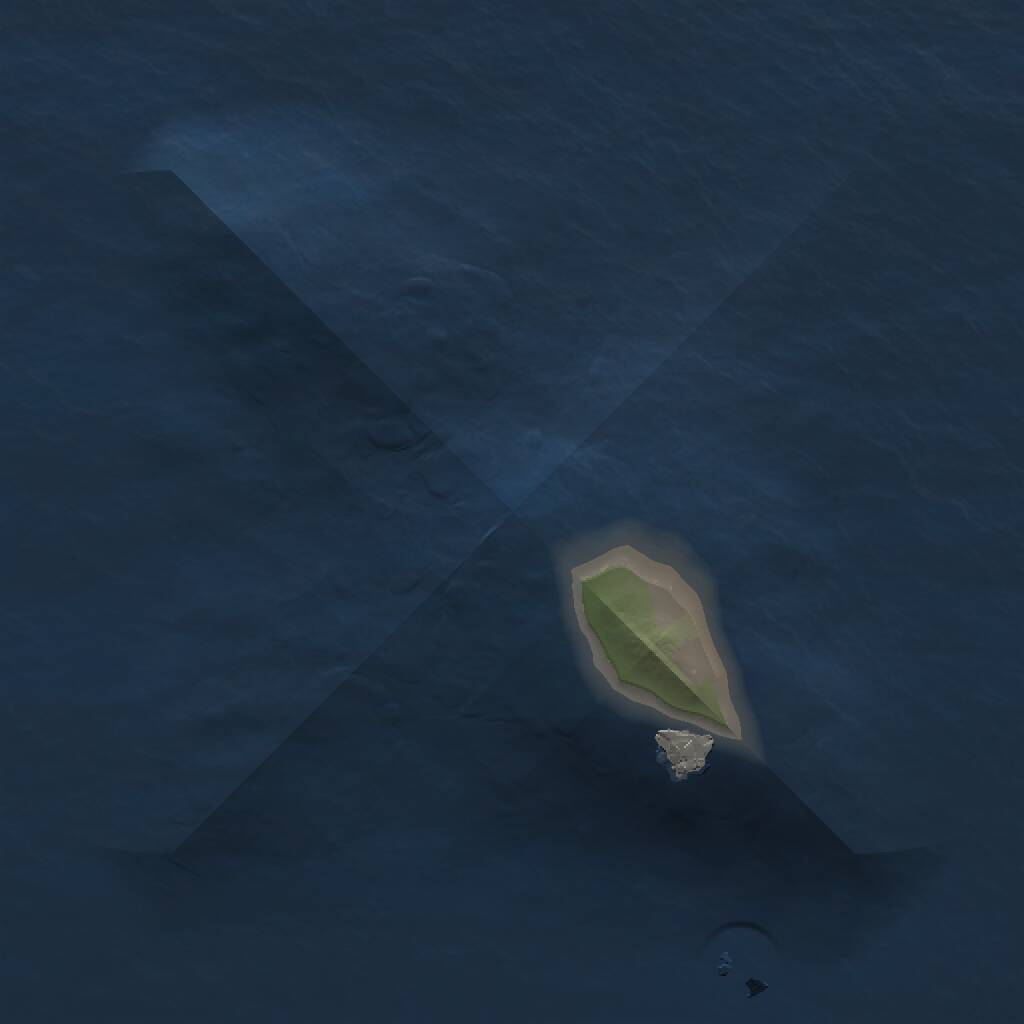 Rust Map: Procedural Map, Size: 1000, Seed: 721629483, 1 Monuments