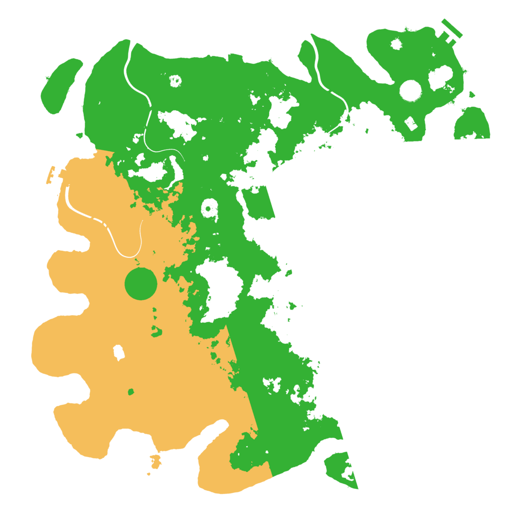 Biome Rust Map: Procedural Map, Size: 4250, Seed: 1189318000