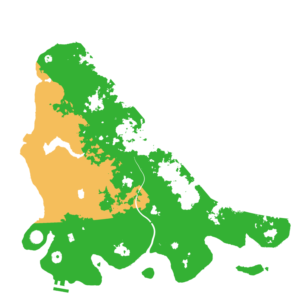 Biome Rust Map: Procedural Map, Size: 4000, Seed: 1496854374