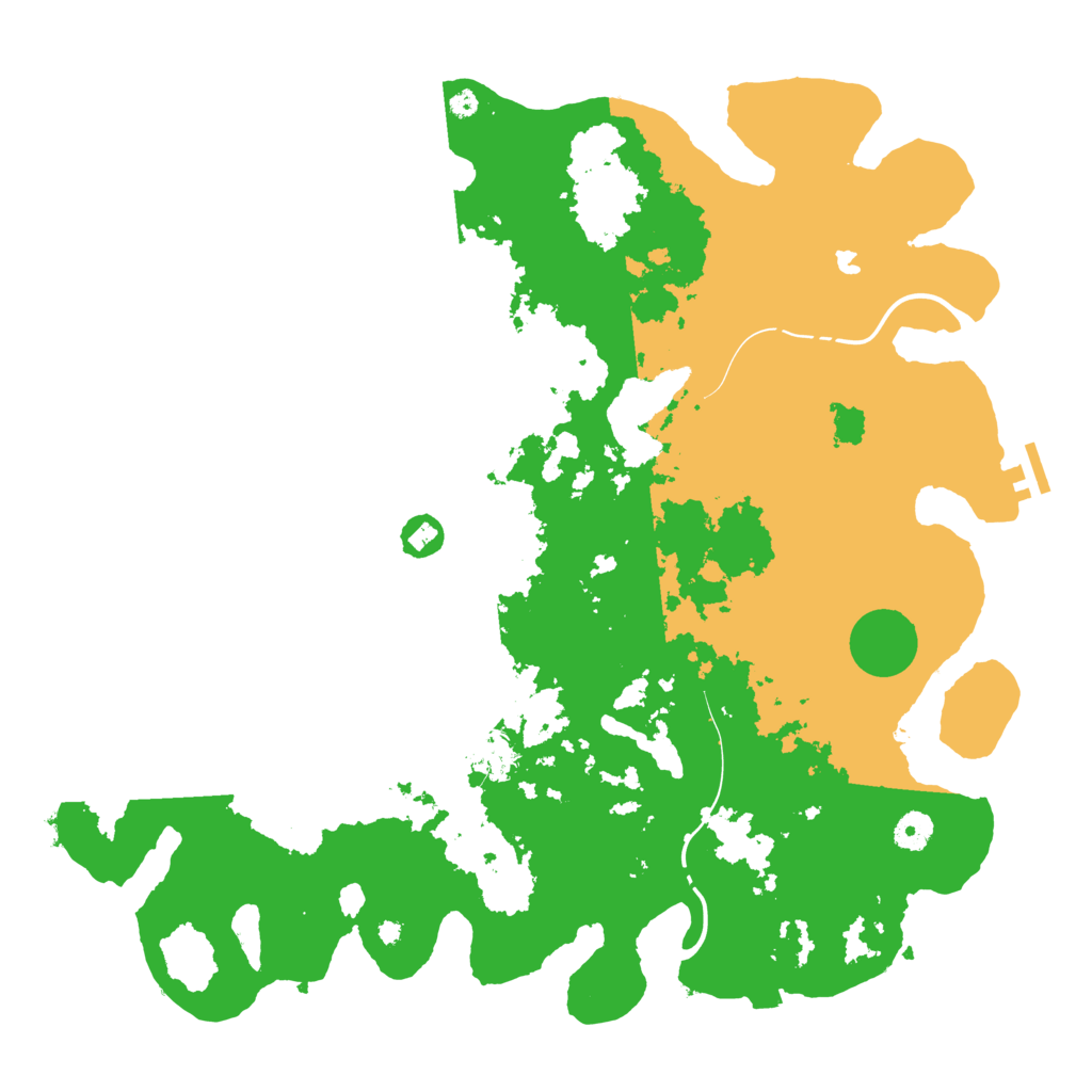 Biome Rust Map: Procedural Map, Size: 4250, Seed: 50526518