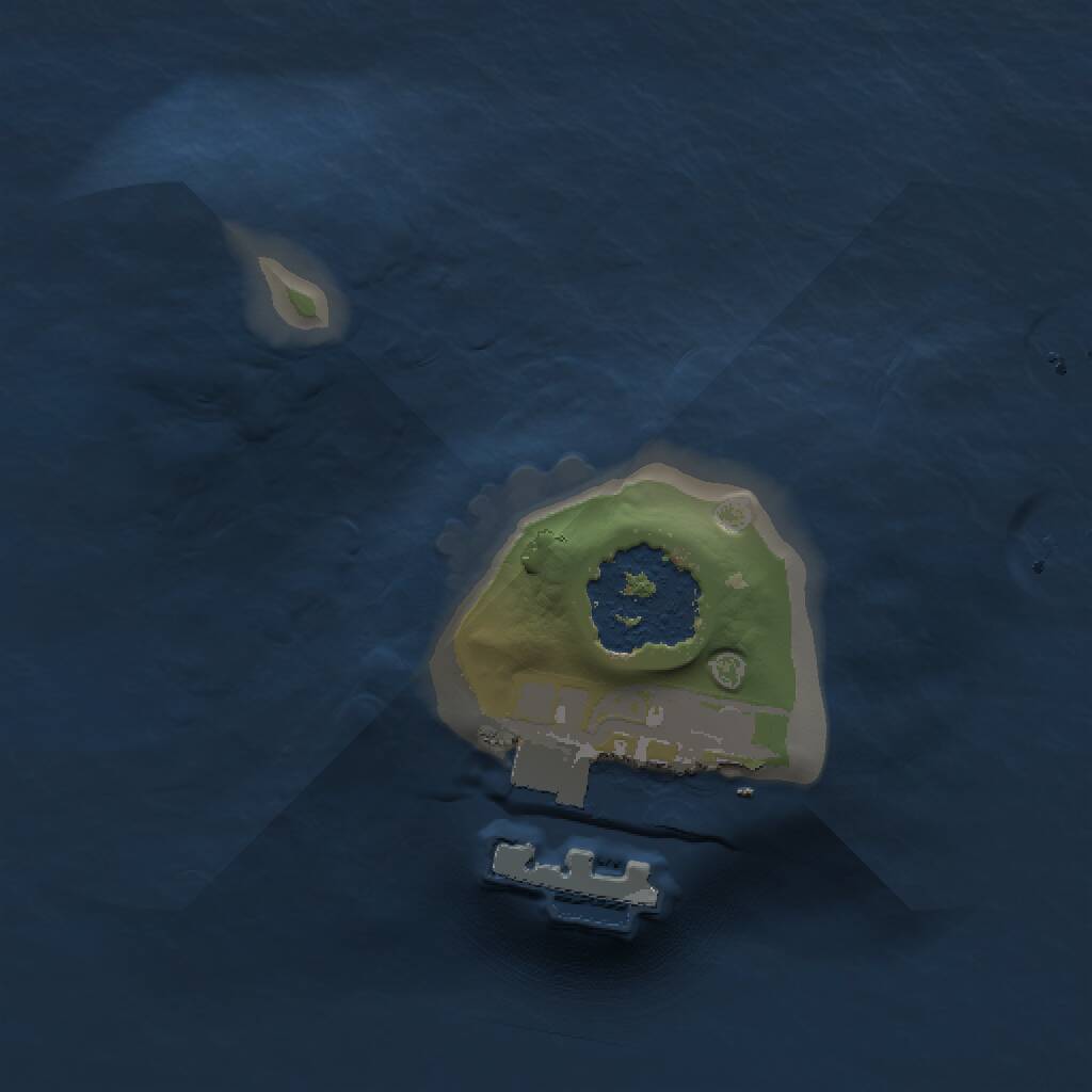 Rust Map: Procedural Map, Size: 1000, Seed: 999999, 2 Monuments