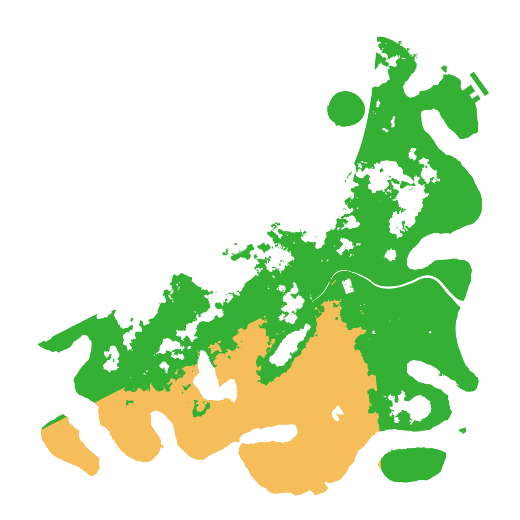 Biome Rust Map: Procedural Map, Size: 4000, Seed: 1792416652