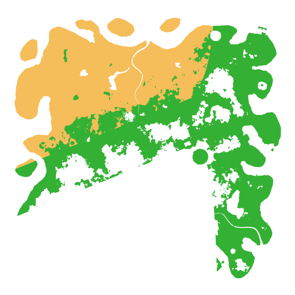 Biome Rust Map: Procedural Map, Size: 5000, Seed: 1338591661