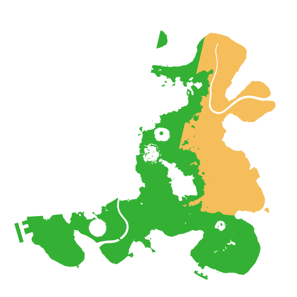 Biome Rust Map: Procedural Map, Size: 3000, Seed: 1298652513