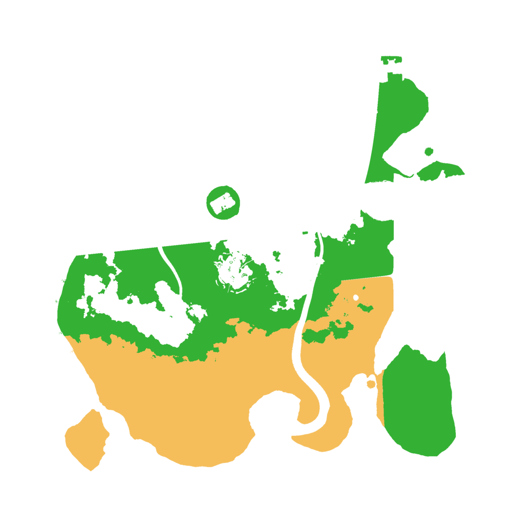 Biome Rust Map: Procedural Map, Size: 2500, Seed: 11124