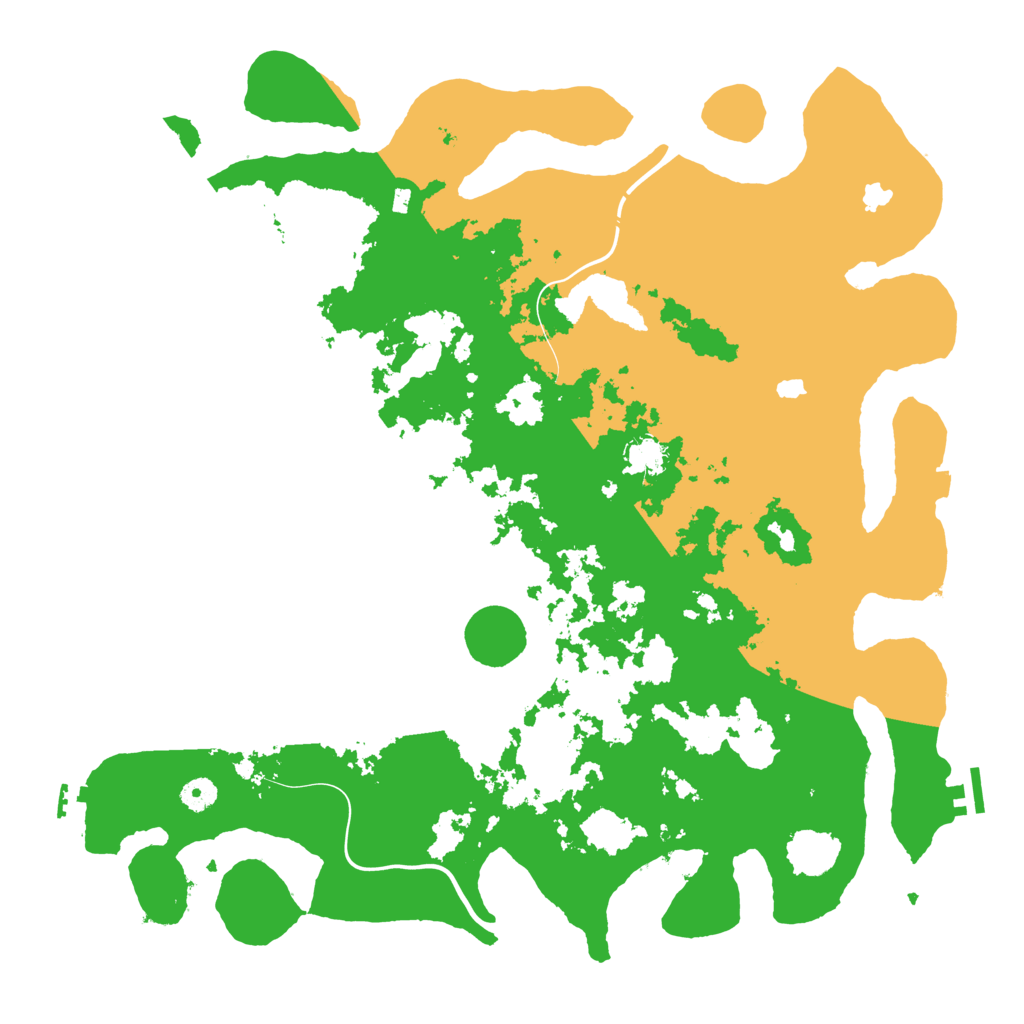 Biome Rust Map: Procedural Map, Size: 4500, Seed: 785084609