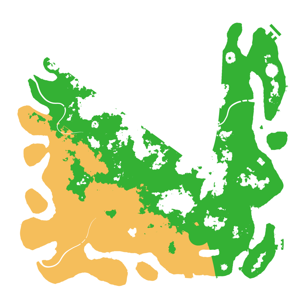 Biome Rust Map: Procedural Map, Size: 4250, Seed: 986047919