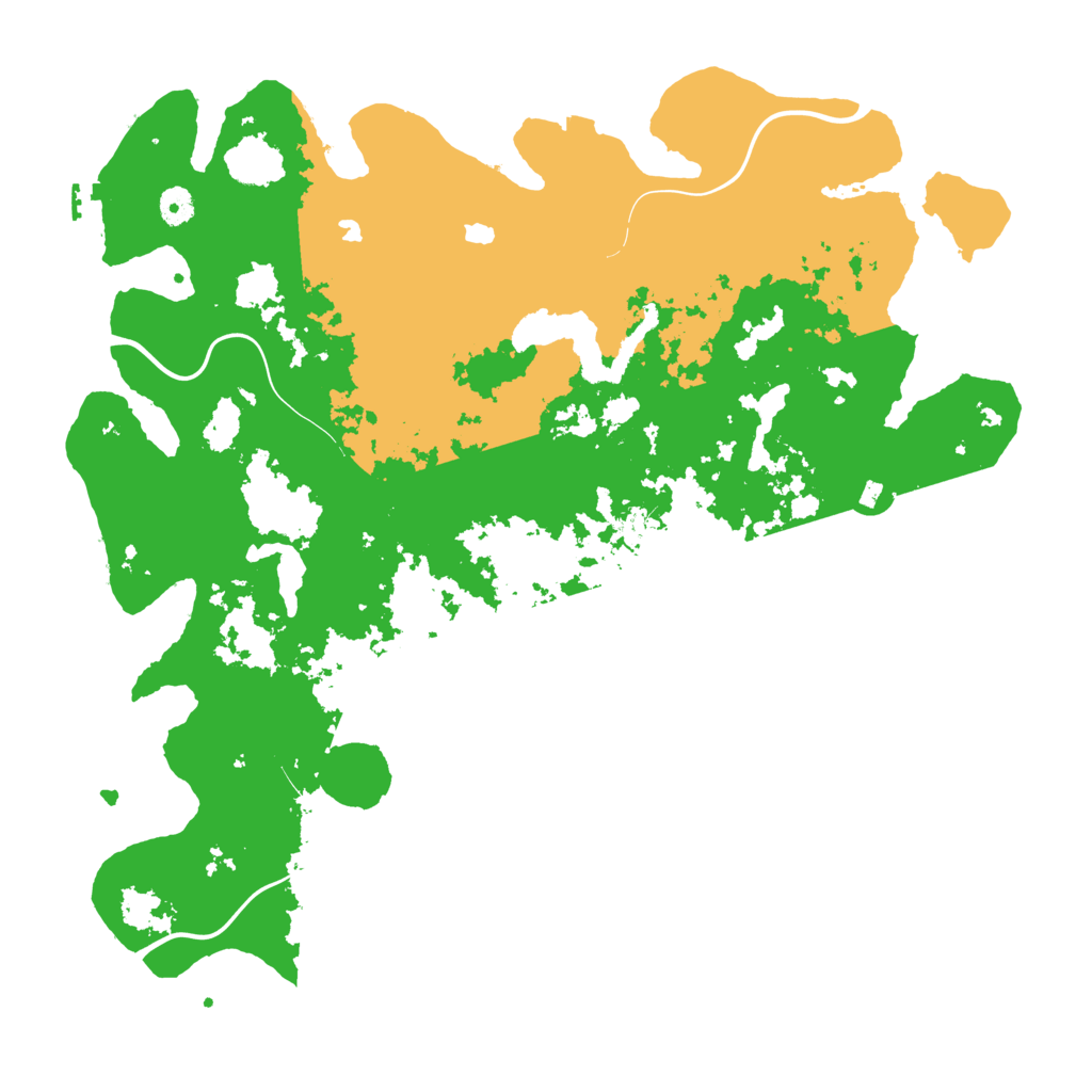 Biome Rust Map: Procedural Map, Size: 4500, Seed: 1135148847