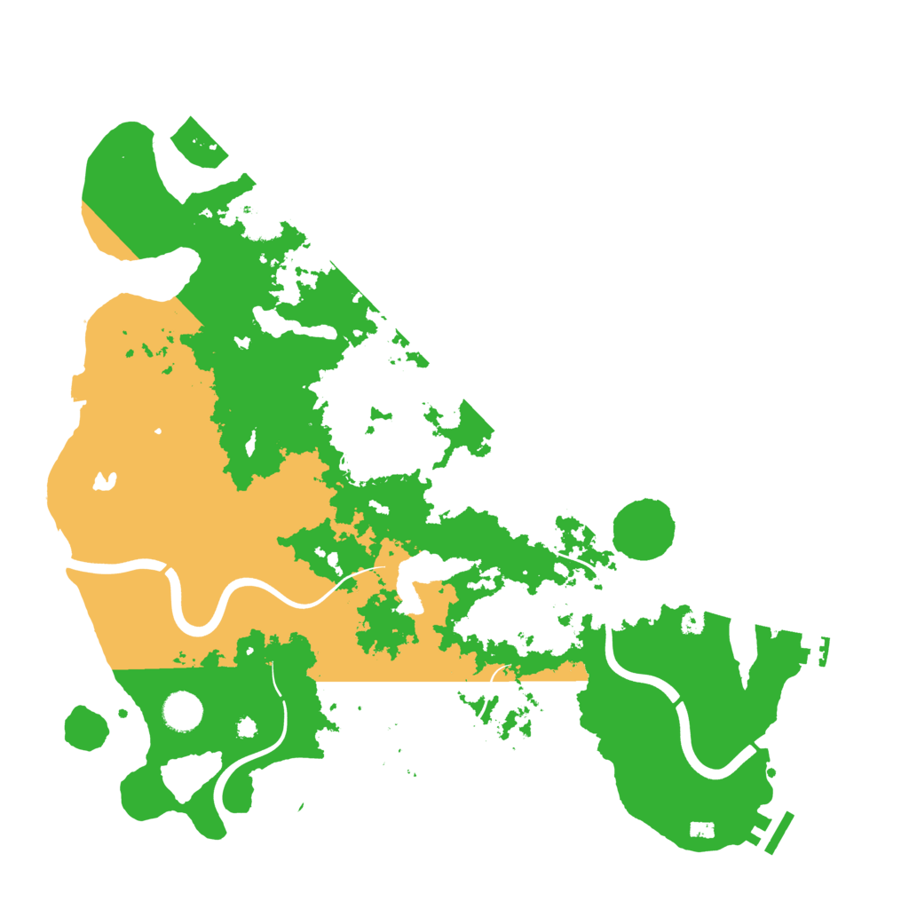 Biome Rust Map: Procedural Map, Size: 4000, Seed: 1561006608