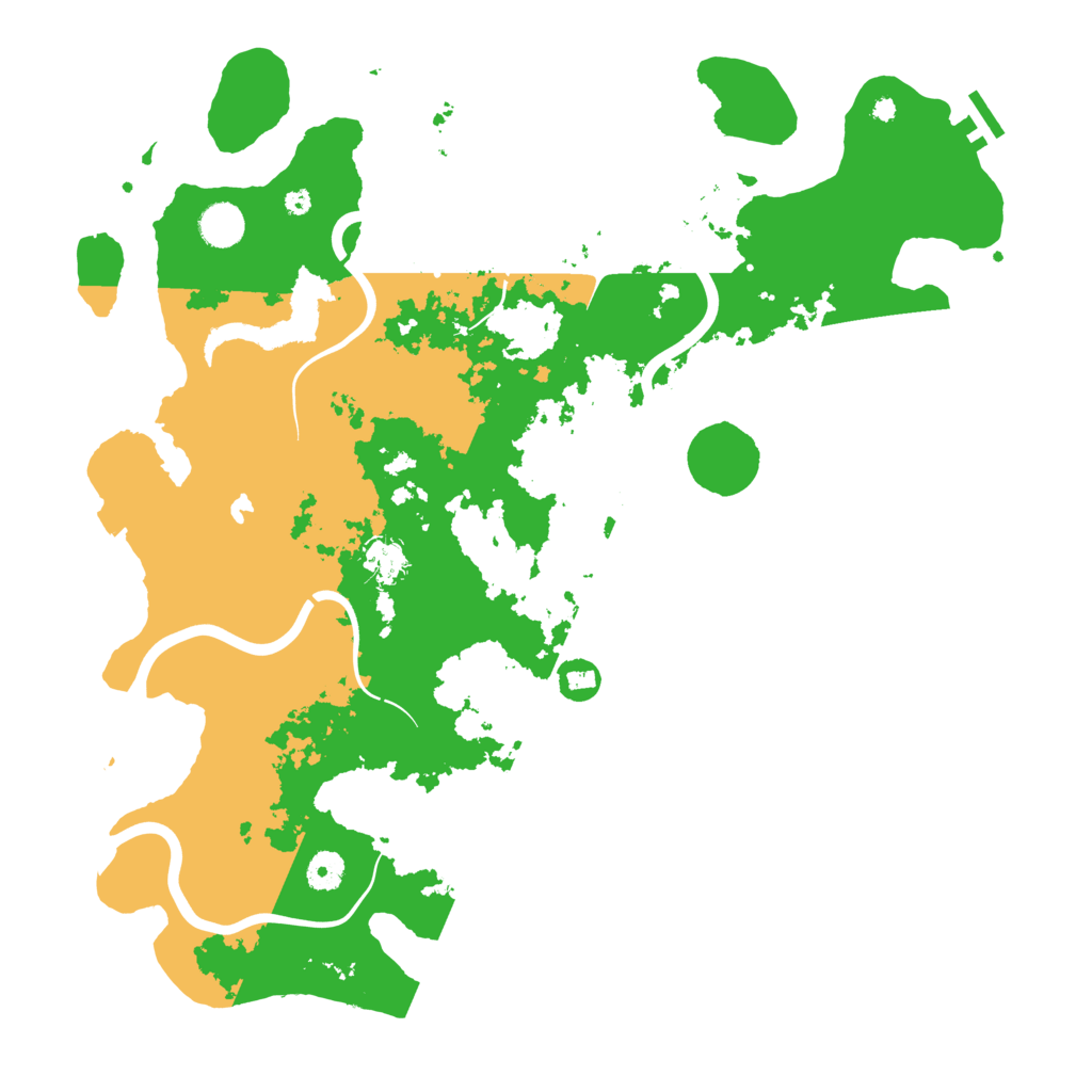 Biome Rust Map: Procedural Map, Size: 4250, Seed: 497240
