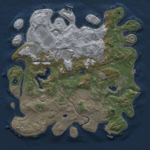 Thumbnail Rust Map: Procedural Map, Size: 4250, Seed: 1857270197, 16 Monuments