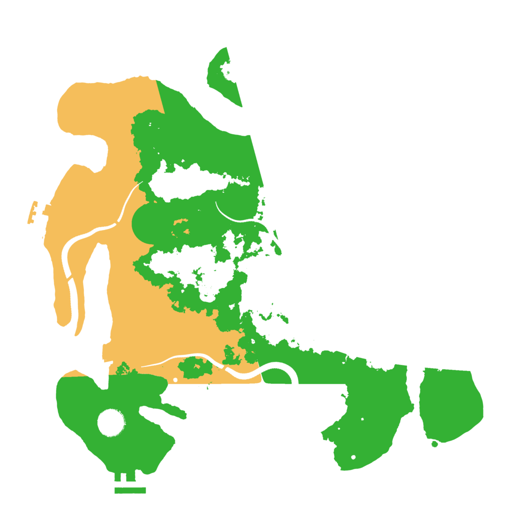 Biome Rust Map: Procedural Map, Size: 3300, Seed: 1277649475
