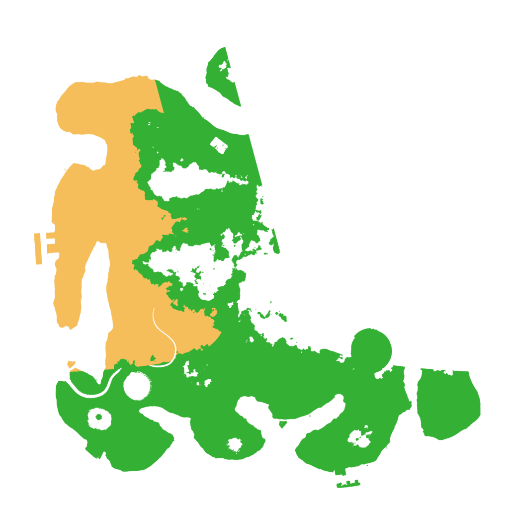 Biome Rust Map: Procedural Map, Size: 3300, Seed: 1277649475