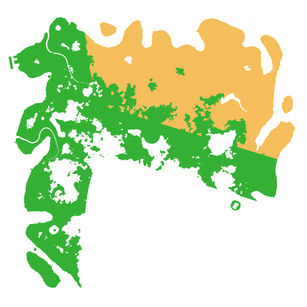 Biome Rust Map: Procedural Map, Size: 5000, Seed: 648254