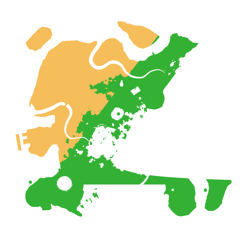 Biome Rust Map: Procedural Map, Size: 3000, Seed: 29589