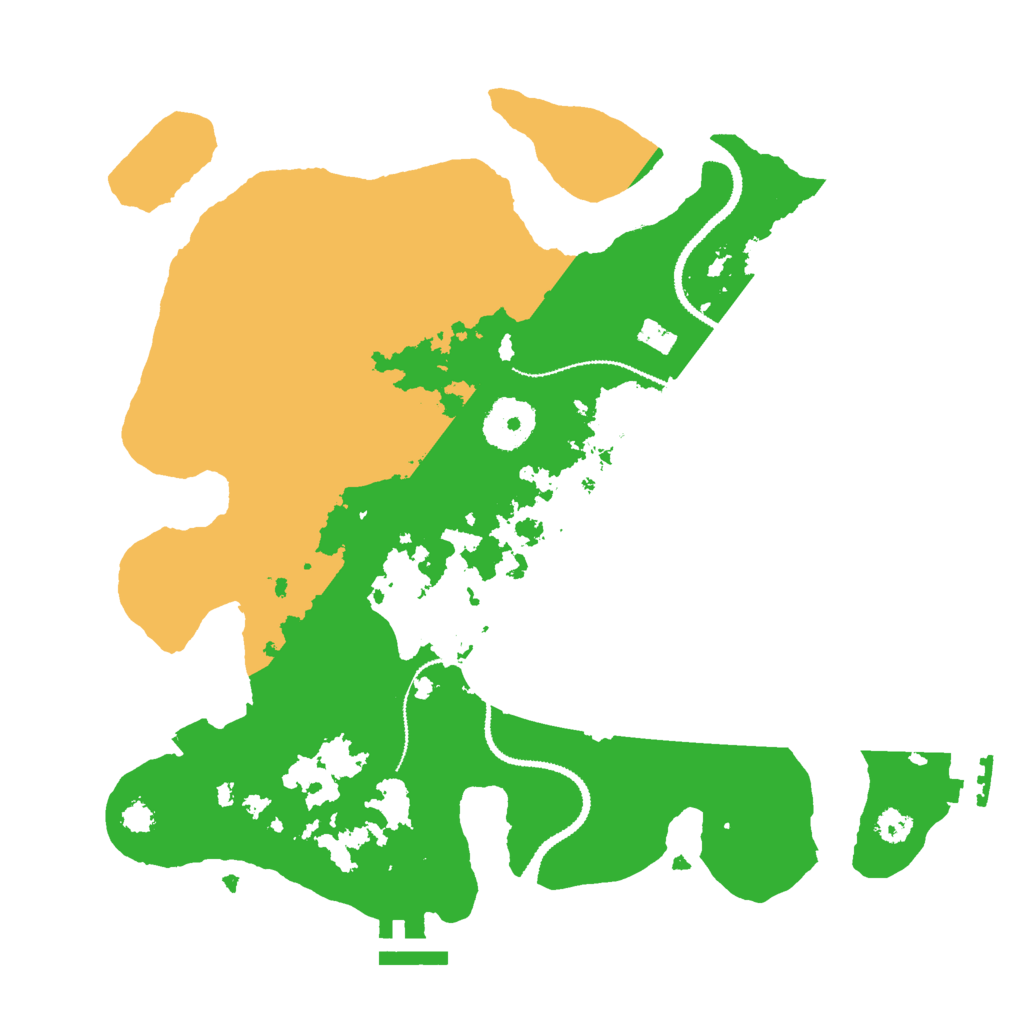 Biome Rust Map: Procedural Map, Size: 3000, Seed: 29589