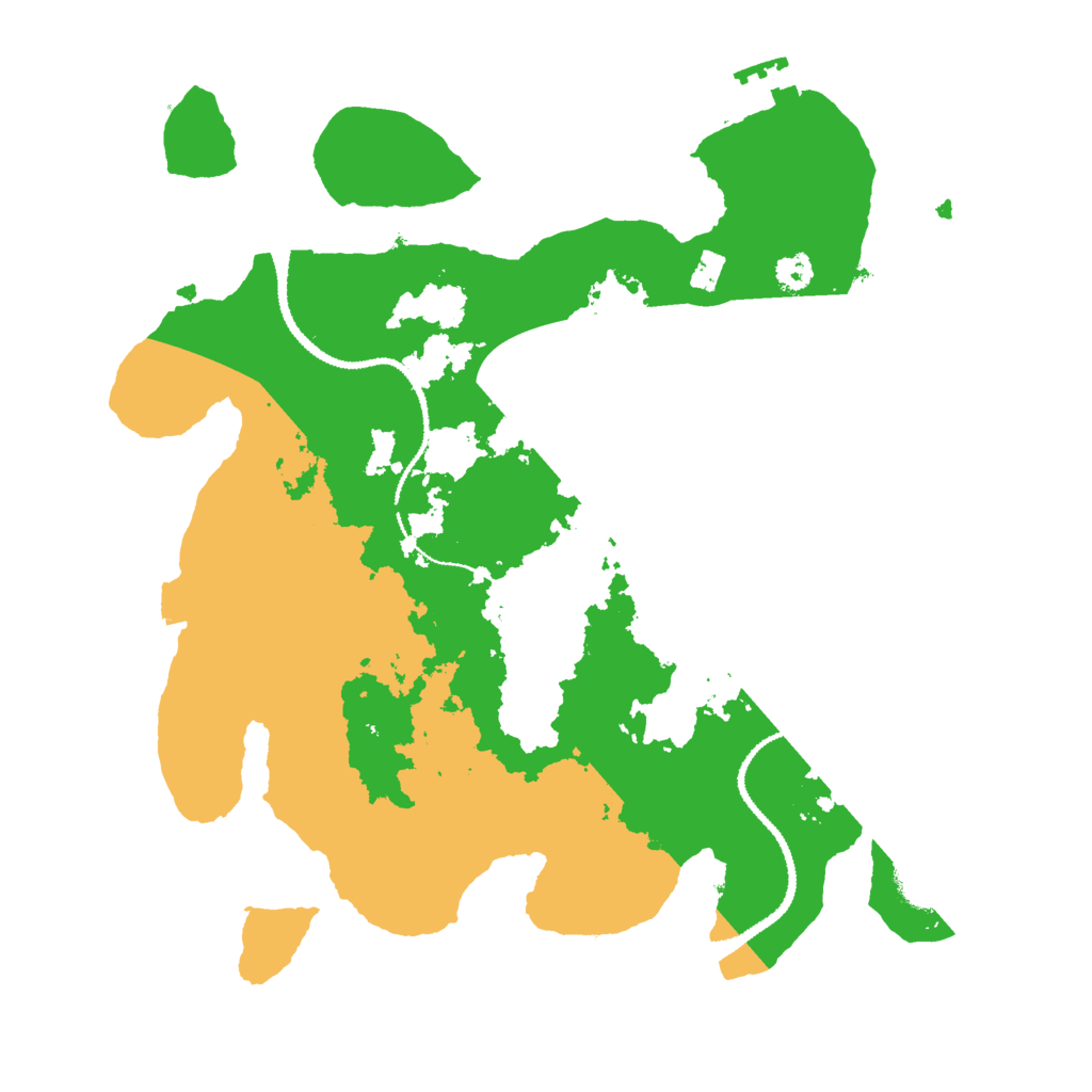 Biome Rust Map: Procedural Map, Size: 3000, Seed: 1526604289