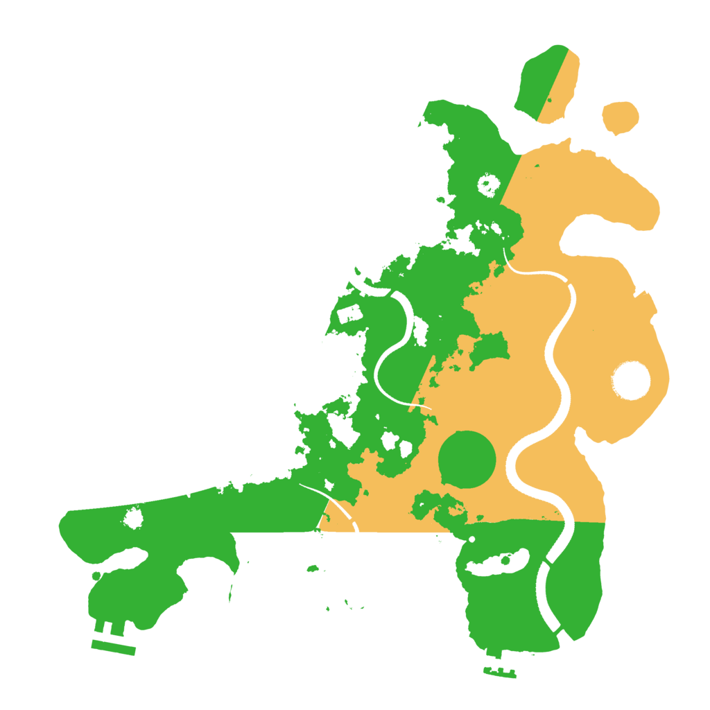 Biome Rust Map: Procedural Map, Size: 3250, Seed: 89874561