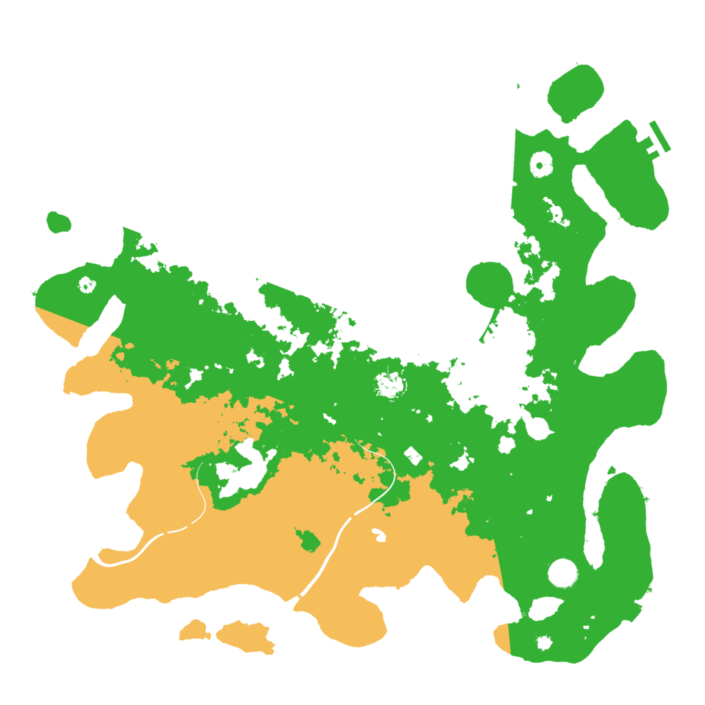 Biome Rust Map: Procedural Map, Size: 4250, Seed: 1268470560