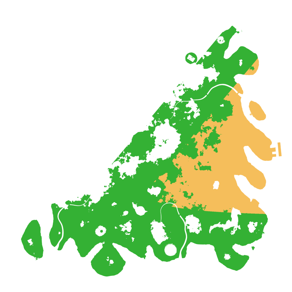 Biome Rust Map: Procedural Map, Size: 4250, Seed: 560238