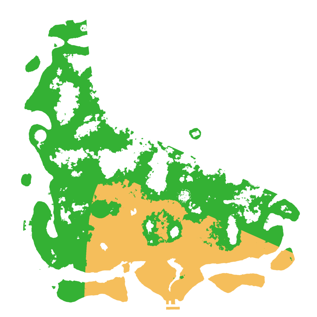 Biome Rust Map: Procedural Map, Size: 4700, Seed: 564596516