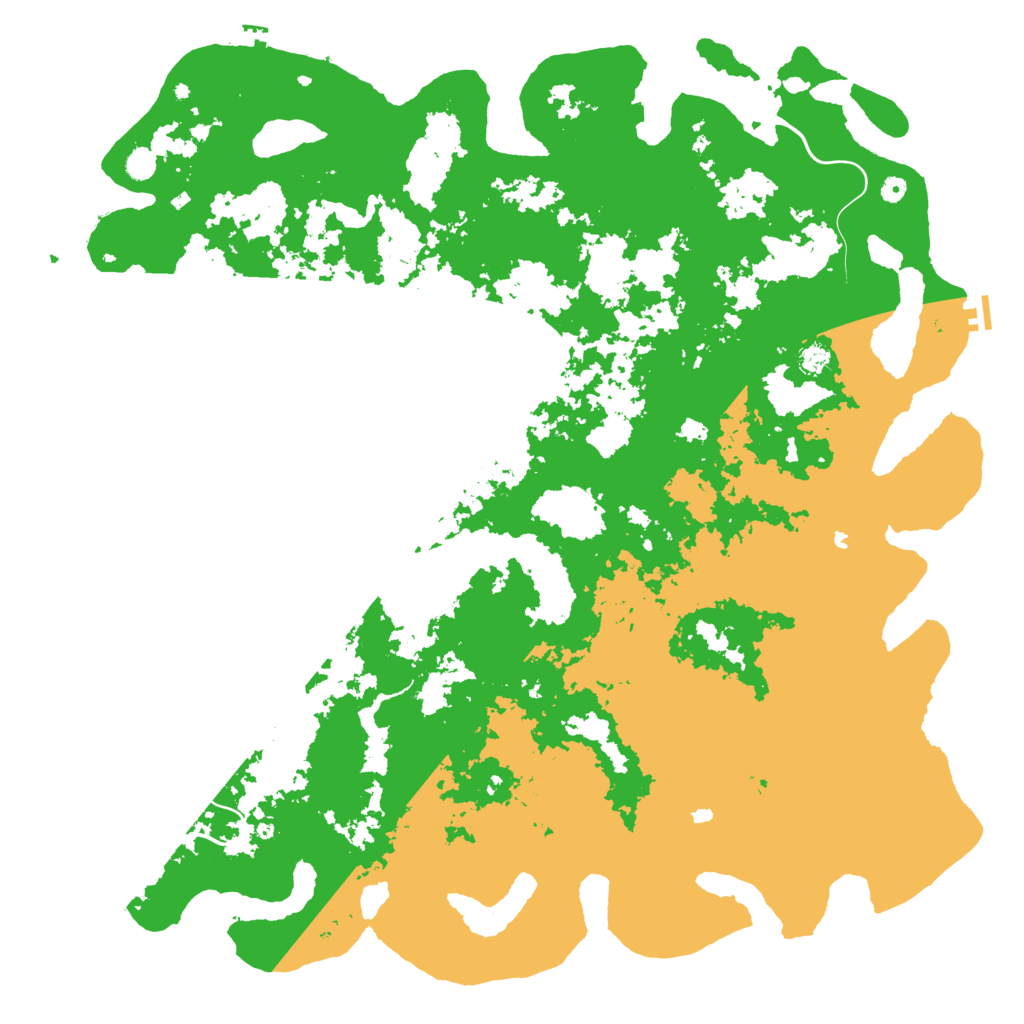Biome Rust Map: Procedural Map, Size: 6000, Seed: 1171862709