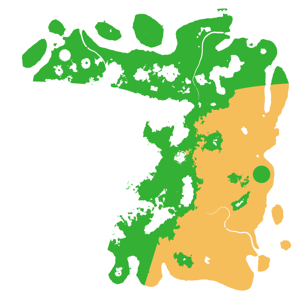 Biome Rust Map: Procedural Map, Size: 4658, Seed: 428545475