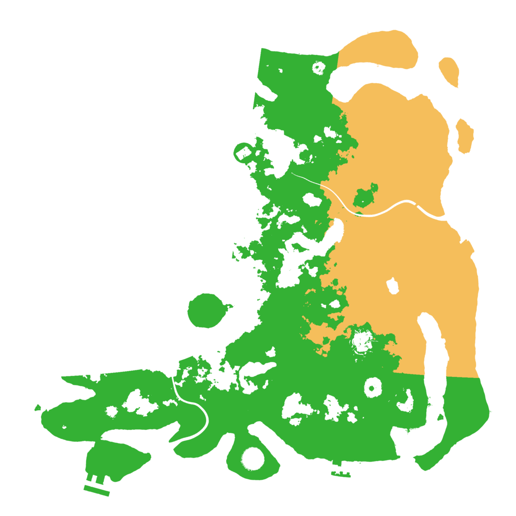 Biome Rust Map: Procedural Map, Size: 4000, Seed: 1392559714