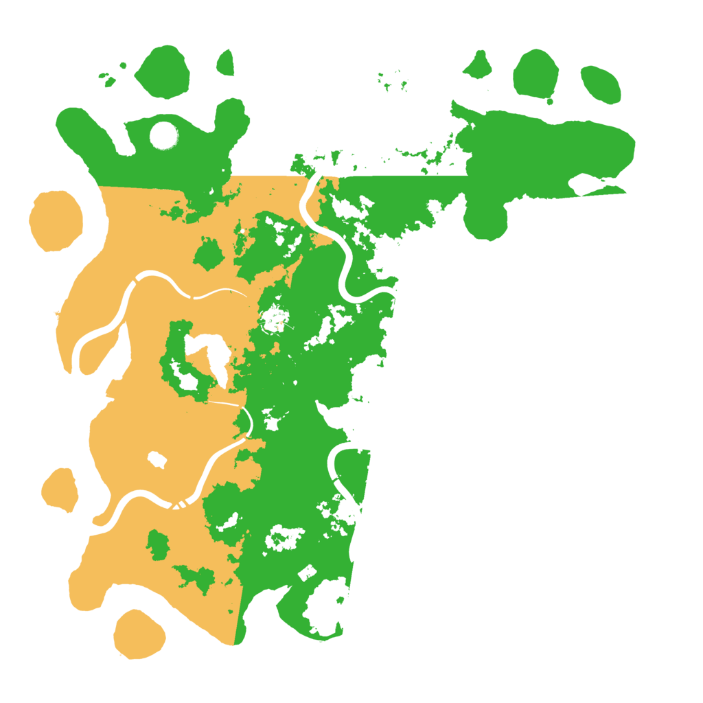 Biome Rust Map: Procedural Map, Size: 4400, Seed: 663918174