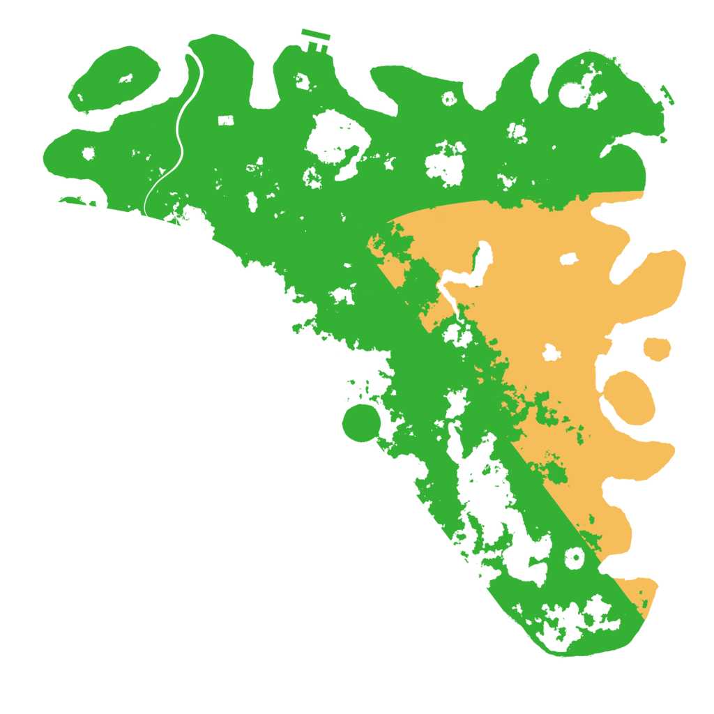 Biome Rust Map: Procedural Map, Size: 5000, Seed: 1102799563