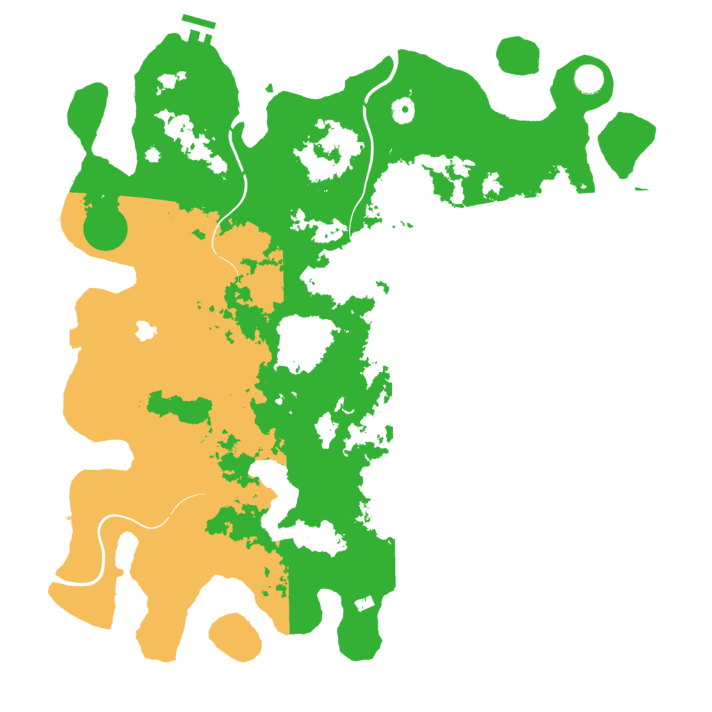 Biome Rust Map: Procedural Map, Size: 4253, Seed: 291074916