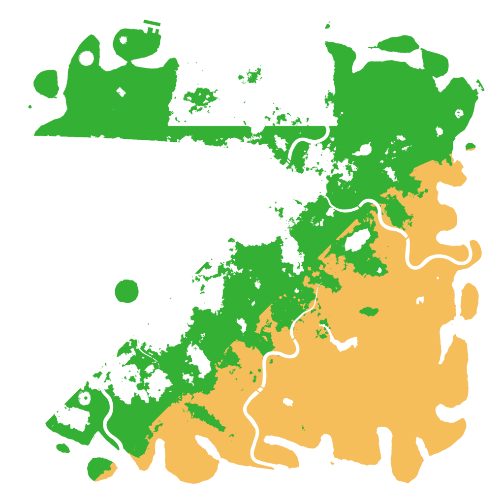 Biome Rust Map: Procedural Map, Size: 6000, Seed: 7102024
