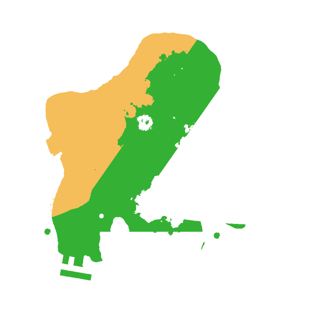 Biome Rust Map: Procedural Map, Size: 2000, Seed: 7878719