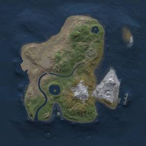 Thumbnail Rust Map: Procedural Map, Size: 2000, Seed: 7878719, 4 Monuments