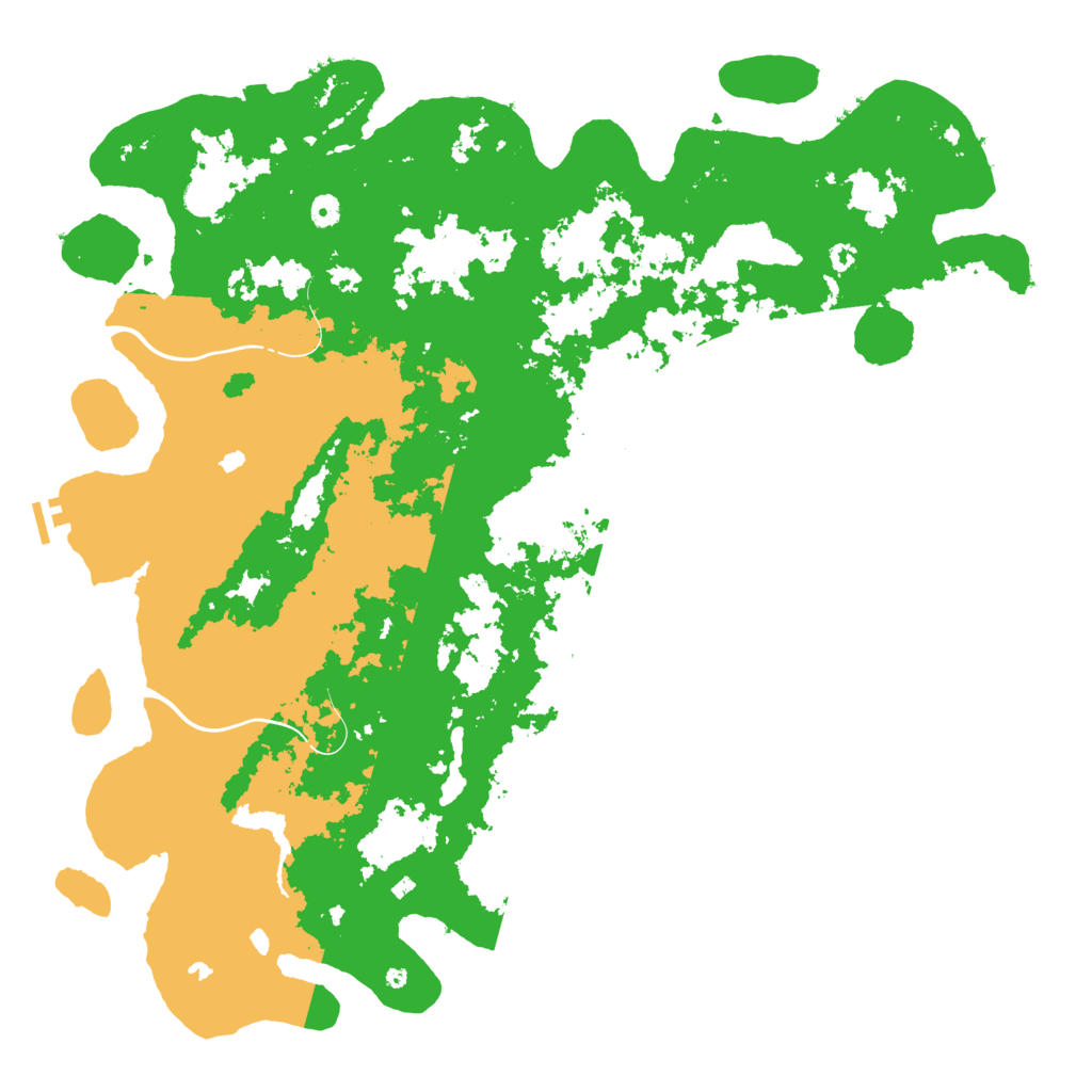 Biome Rust Map: Procedural Map, Size: 5200, Seed: 779779779