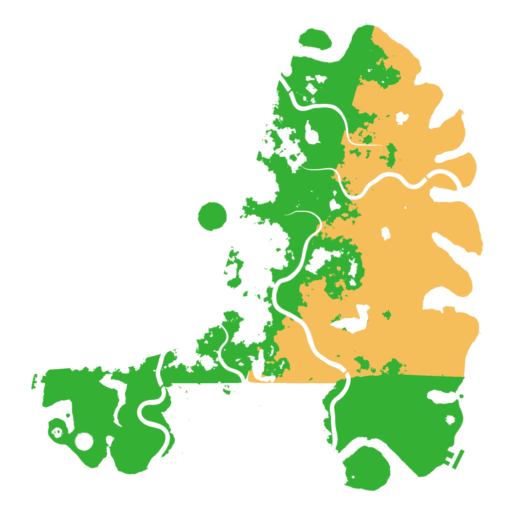 Biome Rust Map: Procedural Map, Size: 5000, Seed: 663018694