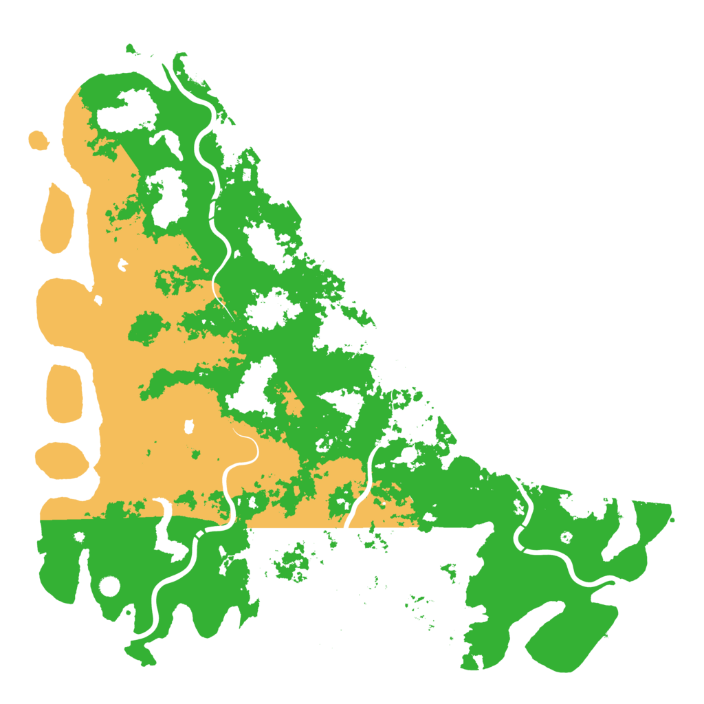 Biome Rust Map: Procedural Map, Size: 6000, Seed: 1214687943