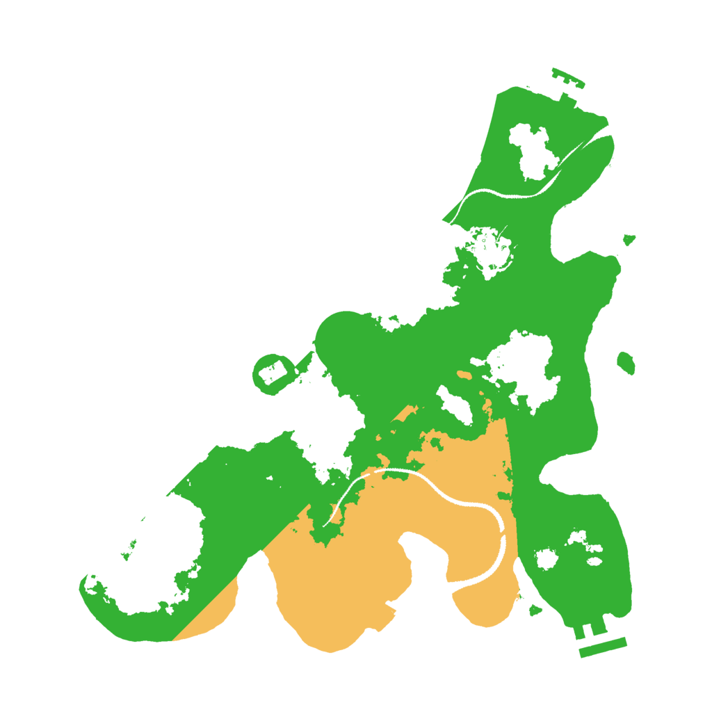 Biome Rust Map: Procedural Map, Size: 3000, Seed: 1504203764