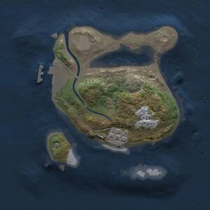 Thumbnail Rust Map: Procedural Map, Size: 1800, Seed: 137428700, 4 Monuments