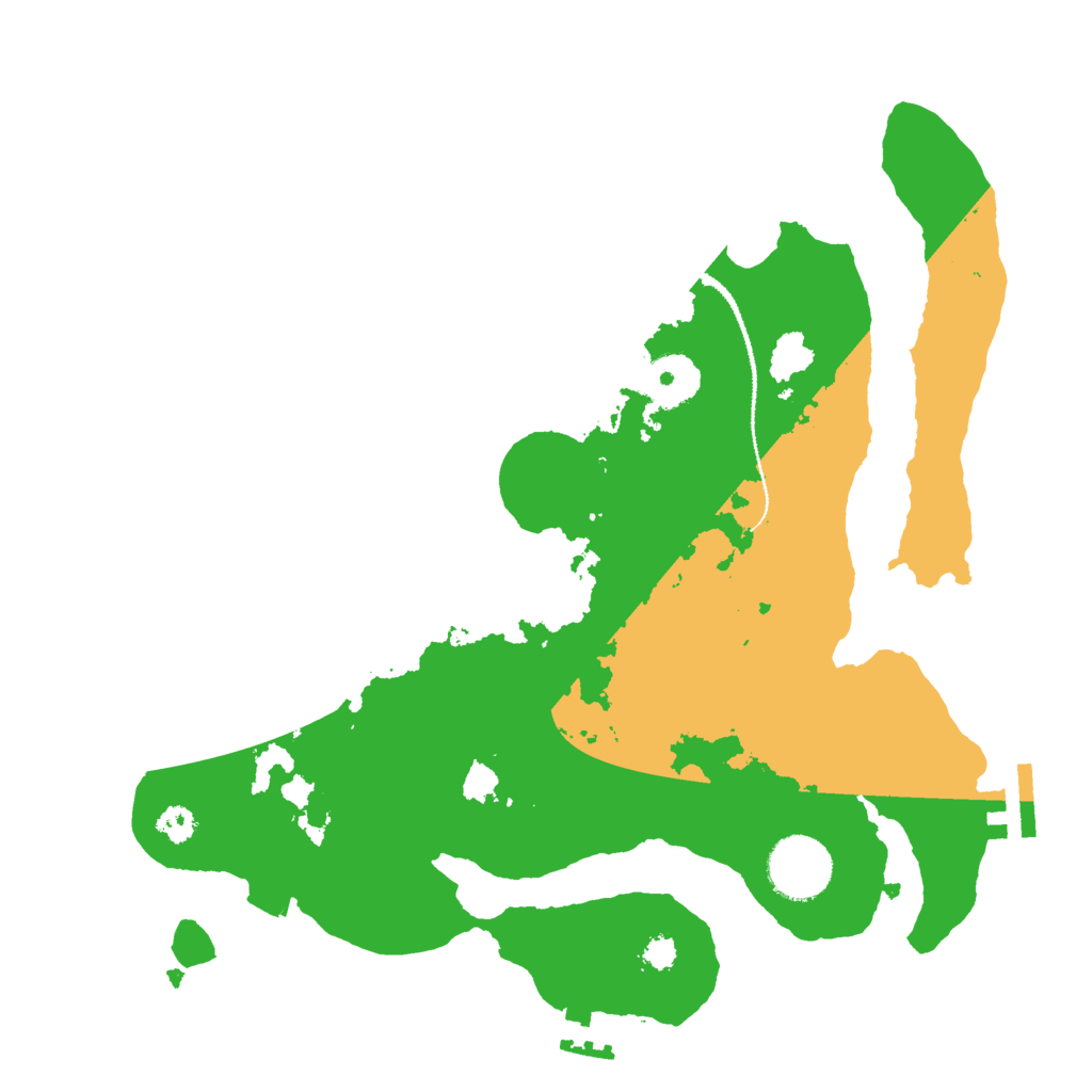 Biome Rust Map: Procedural Map, Size: 3000, Seed: 878368619