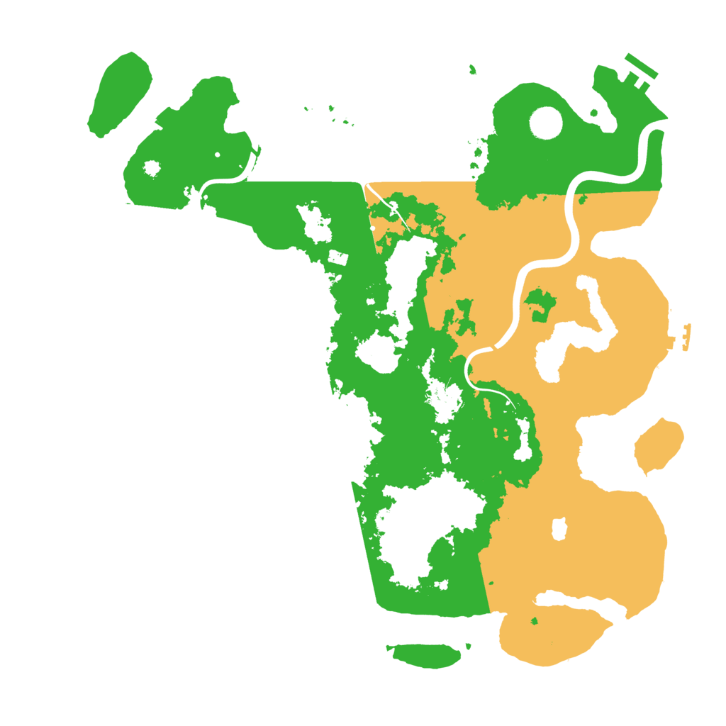 Biome Rust Map: Procedural Map, Size: 4000, Seed: 87578015