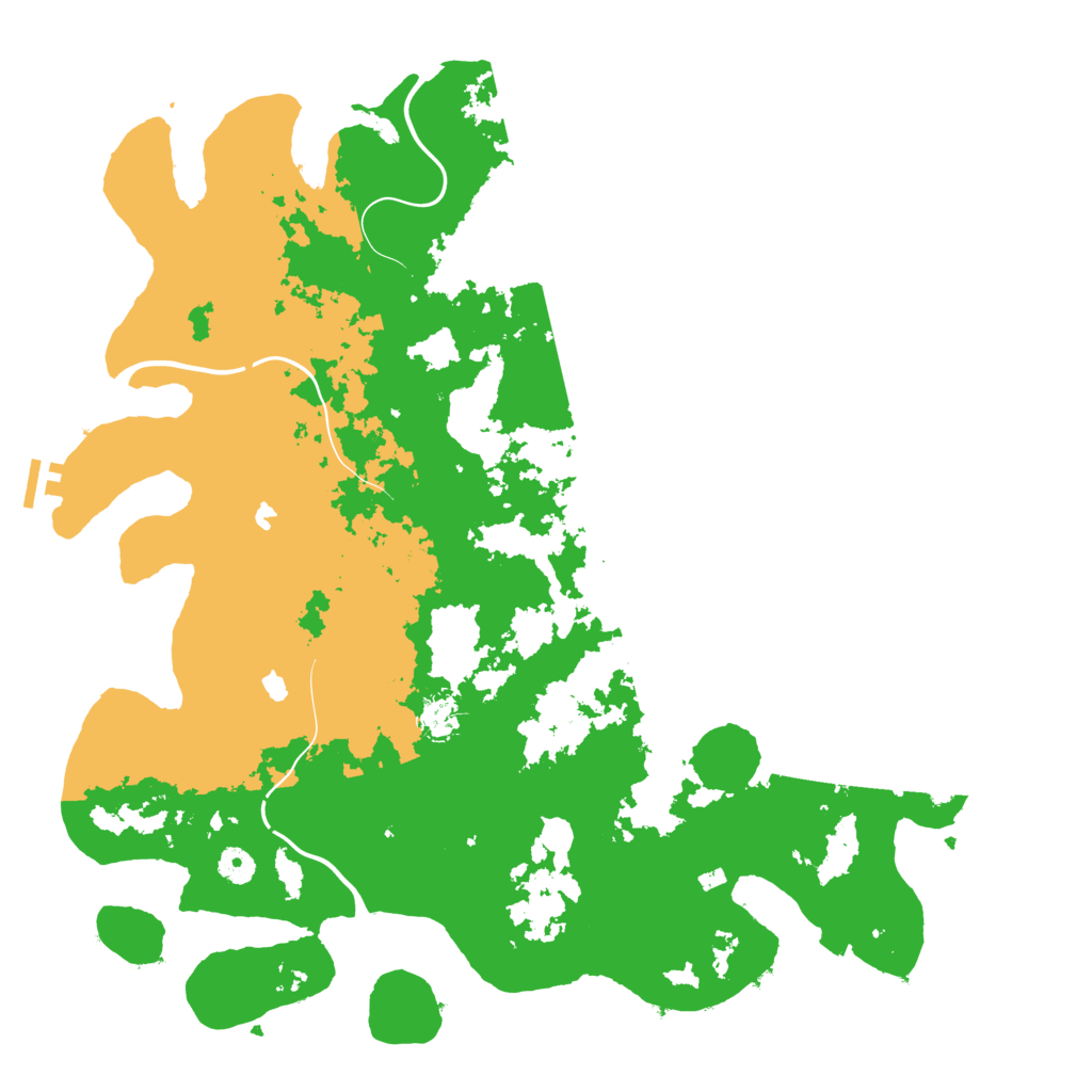 Biome Rust Map: Procedural Map, Size: 4500, Seed: 241223432