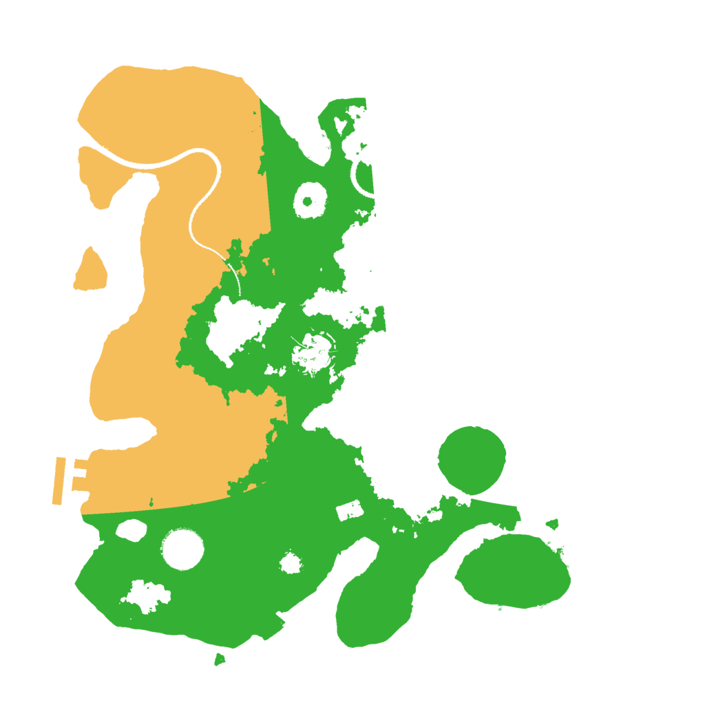 Biome Rust Map: Procedural Map, Size: 3000, Seed: 933156751