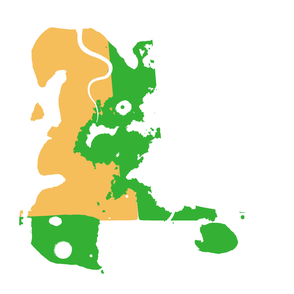 Biome Rust Map: Procedural Map, Size: 3000, Seed: 933156751